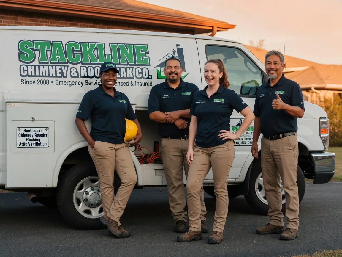 Chimney flashing repair company in Kendall, WI